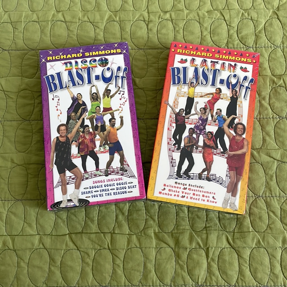 Richard Simmons Latin or Disco Blast-Off when you are 2busy2 workout 40 minutes